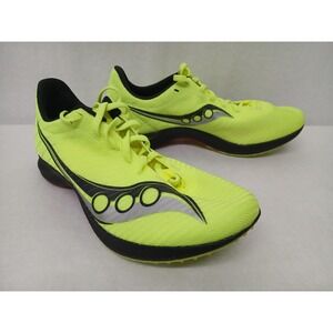 Saucony Women's Velocity MP Running Racing Cleats S19099-05 Citron Black Sz‎ 8.5